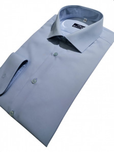 camasa clasica bleu