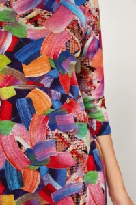 Rochie de ocazie cu imprimeu multicolor Michelle - Img 4