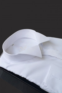 Camasa alba papion butoni