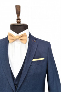 Costum slim fit bleumarin