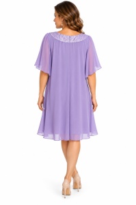 Rochie lila prăfuit cu paiete Elena - Img 4