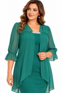 Rochie verde Valentina - Img 2