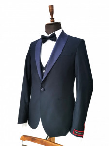 Smoking bleumarin slim fit