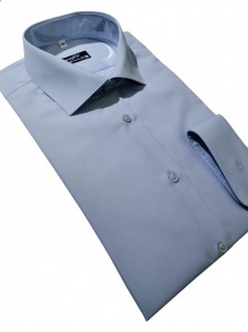 camasa clasica bleu