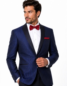 Costum barbati slim fit Bond