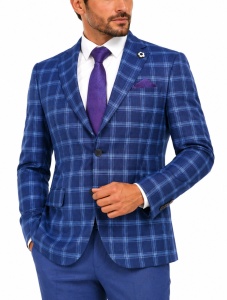 Sacou clasic talia 2 Quentin bleumarin