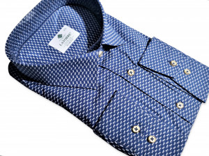 Camasa albastra slim fit Luca