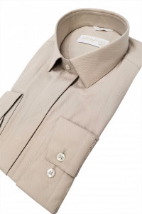 Camasa bej slim fit