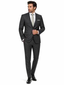 Costum barbati slim fit Noah gri - Img 2