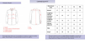 Camasa mov slim fit Corado - Img 4