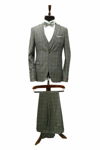 costum barbati slim fit talia 0