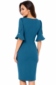 Rochie albastru turcoaz Christine - Img 5