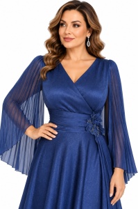 Rochie ocazie Aurora bleumarin - Img 2