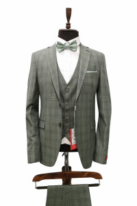 costum barbati slim fit talia 0