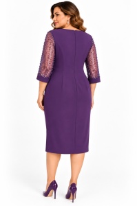 Rochie de ocazie Allison mov pruna - Img 4