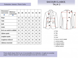 Sacou clasic talia 2 Carter gri - Img 7