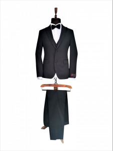 smoking negru slim fit