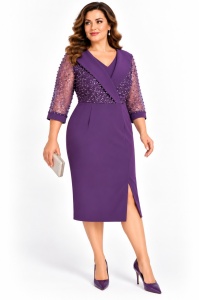 Rochie de ocazie Allison mov pruna