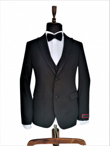 smoking negru slim fit