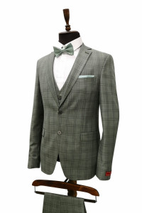 costum barbati slim fit talia 0