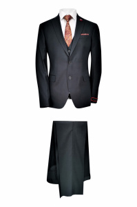 Costum gri slim fit 