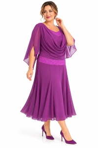 Rochie de ocazie Gloria din lycra cu voal