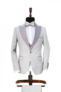 Smoking gri slim fit