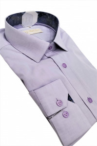 Camasa lila clasica Lorenzo