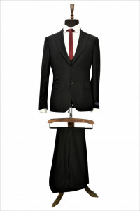 Costum slim fit negru
