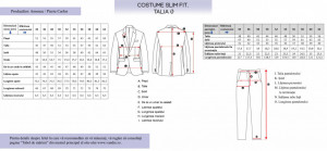 Costum barbati slim fit Frank albastru talia 0 - Img 6