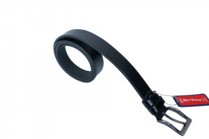 Curea piele neagra marimi extra Baldassare