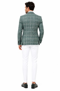 Sacou slim fit Calvin verde - Img 4