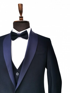 Smoking bleumarin slim fit