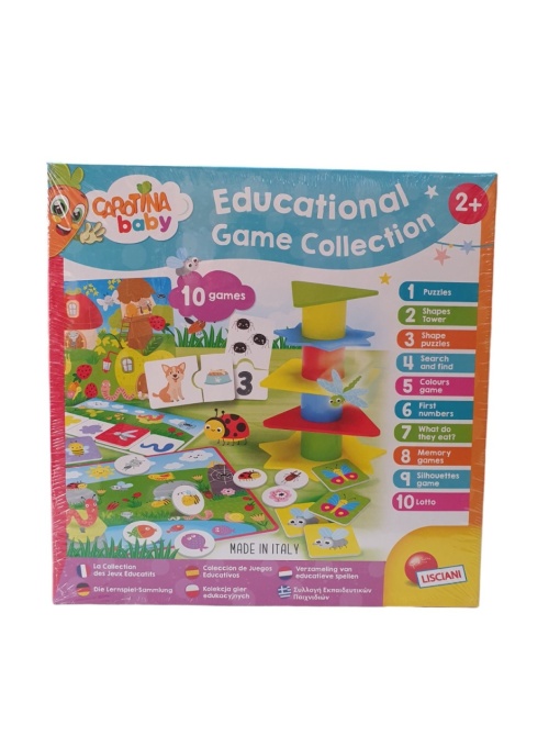 Carotina edukativni set sa 10 igara Lisciani