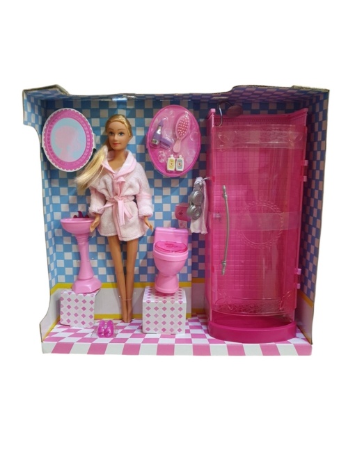 Defa Lucy lutka sa roze tuš kabinom