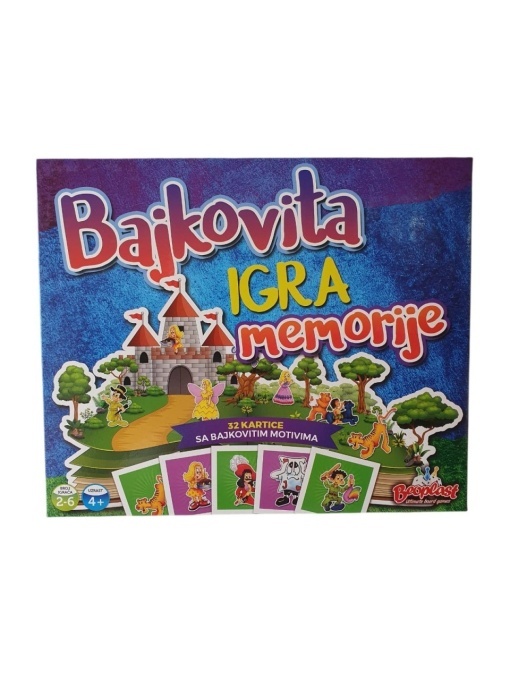 Društvena igra bajkovita igra memorije Beoplast