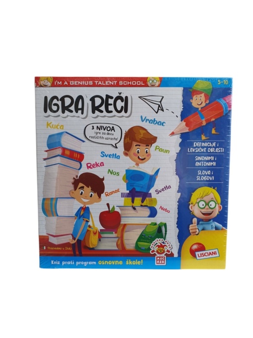 Mali genije edukativni set igra reči Lisciani