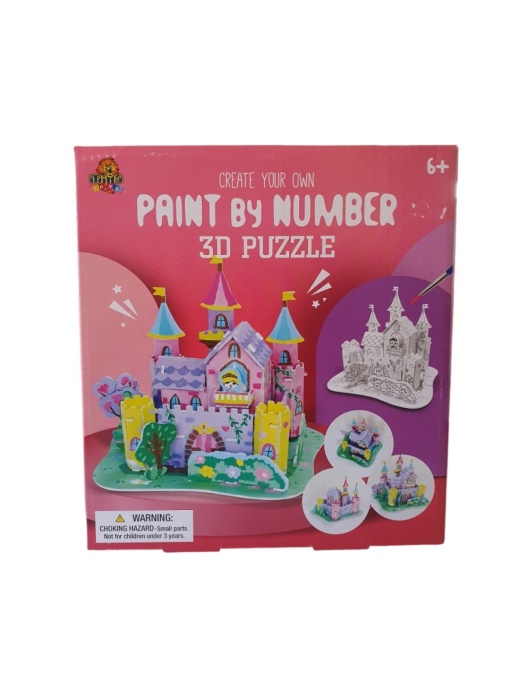 Oboji 3D puzlu po brojevima