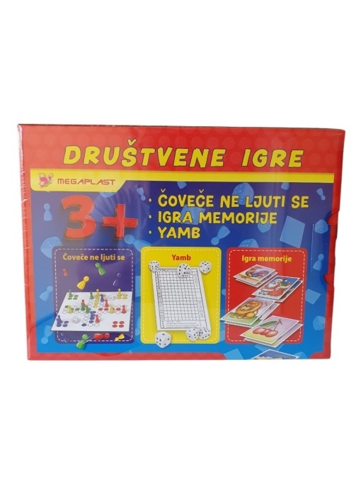 Društvene igre 3+ Megaplast
