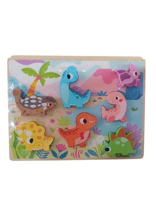 Drvena slagalica Dinosaurusi Tooky Toy