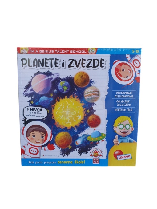 Mali genije Lisciani planete i zvezde