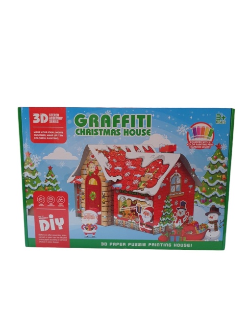 Puzla 3D Novogodišnja Kućica DIY