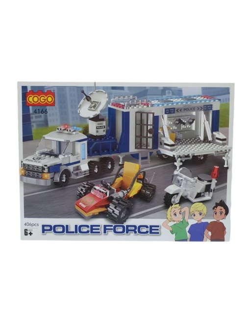 Kocke policijska stanica sa vozilima Cogo