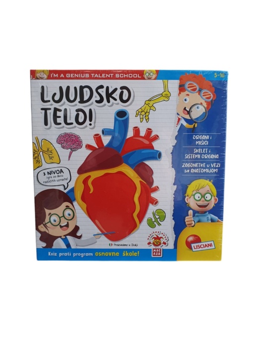 Mali genije edukativni set upoznaj ljudsko telo Lisciani