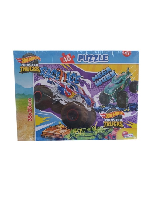 Hot Wheels Monster Trucks puzle Lisciani 48pcs