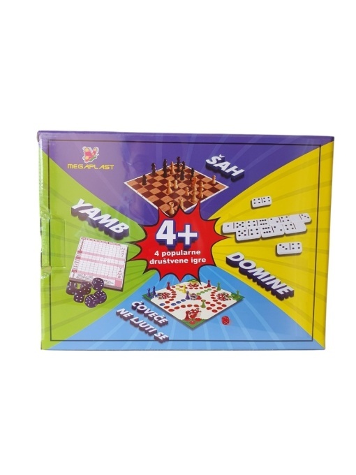 4+ društvene igre Megaplast
