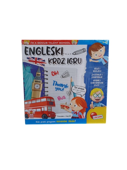 Mali genije edukativna igra engleski kroz igru Lisciani