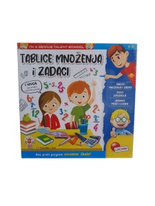 Mali genije edukativni set tablice množenja i zadaci Lisciani