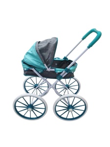 Kolica za lutke plavo siva - Img 2