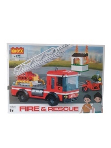 Vatrogasni kamion i motor Cogo kocke 4172